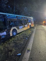 Wypadek w Świerklańcu. Autobus w rowie, kradzież i zderzenie osobówek! Co tam się wydarzyło? Zobacz ZDJĘCIA