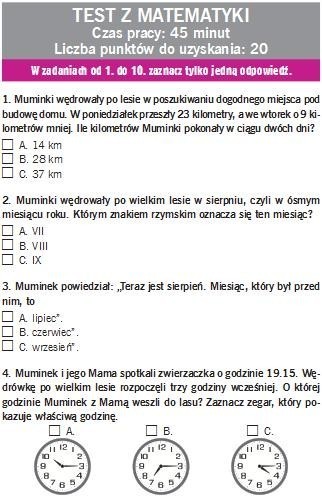 Test trzecioklasisty 2013 z OPERONEM. Język Polski [PYTANIA, ODPOWIEDZI]