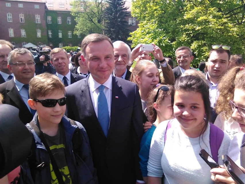 Kraków. Andrzej Duda na Wawelu [ZDJĘCIA, WIDEO]