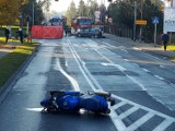 Konin. Tragiczny wypadek z udziałem motocyklisty na ulicy Przemysłowej