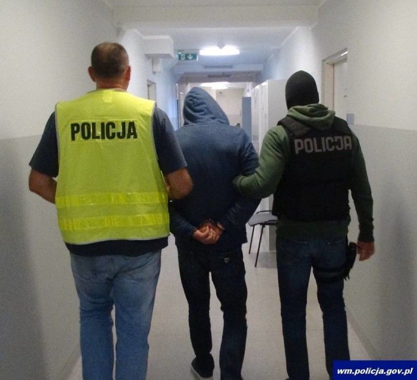 Ostrowscy policjanci zatrzymali mężczyznę, który podejrzany...