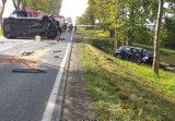 Okolice Brodnicy. Wypadek w Niewierzu. Ranny kierowca został przewieziony do szpitala. Zobacz zdjęcia