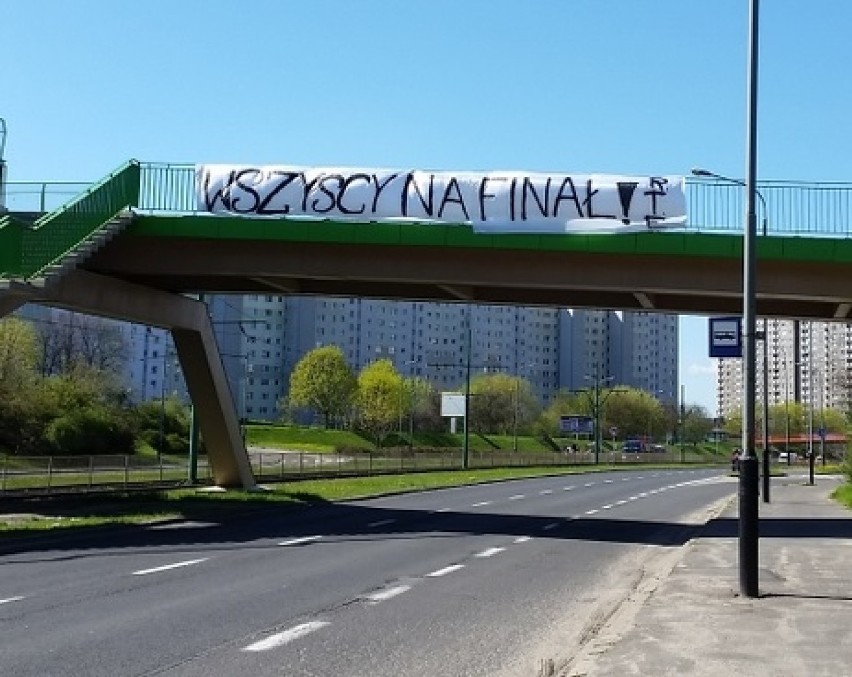 "Wszyscy na finał!" - kibice Lecha Poznań mobilizują się przed pucharem Polski [ZDJĘCIA]