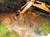 Ulewa na Żywiecczyźnie 2014. Zalane posesje, drogi i piwnice po silnych deszczach [ZDJĘCIA]