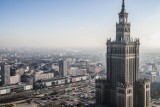 Niesamowita panorama Warszawy z Warsaw Financial Center. Centrum miasta widziane z wysokości 140 metrów [ZDJĘCIA]