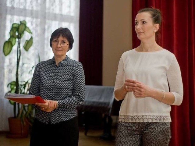 Niestrudzone, mimo pandemii, organizatorki konkursu z I LO w Świeciu: Ewa Palka i Monika Błachowicz