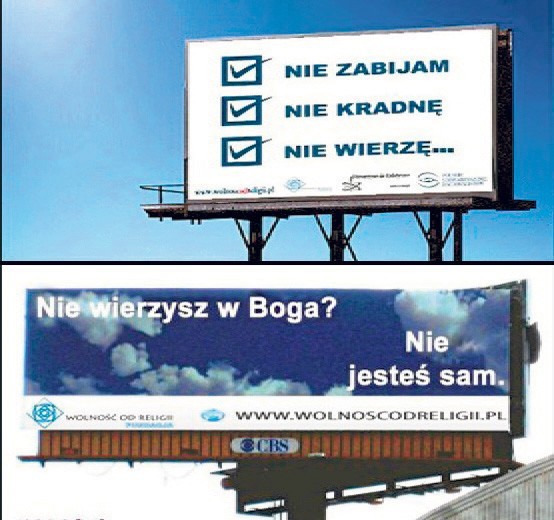 Billboardy ufundują darczyńcy z Częstochowy