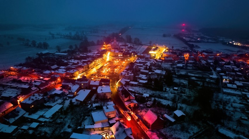 Panorama Ryczywołu z lotu ptaka w obiektywie Adriana Krupczyńskiego [ZDJĘCIA]