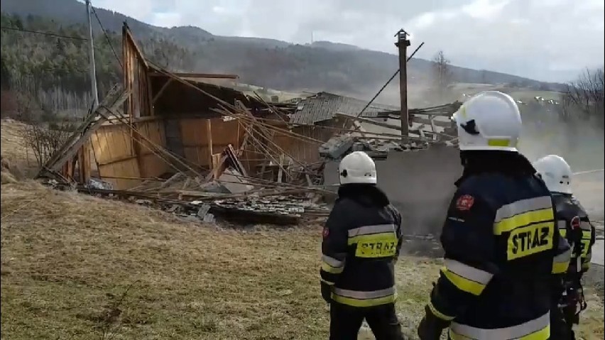 Powiat Limanowski. Ponad 150 interwencji strażaków na terenie powiatu