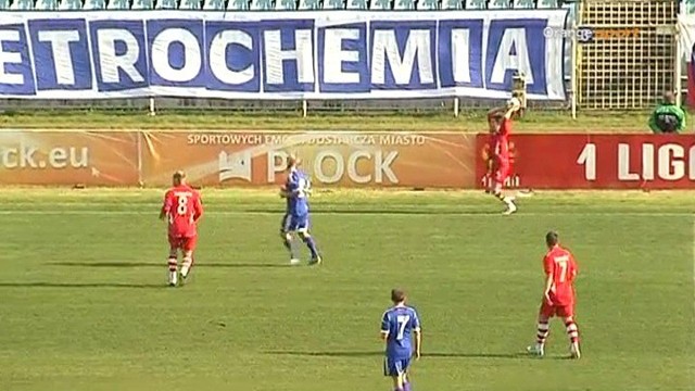 W meczu 14. kolejki pierwszej ligi piłkarskiej Wisła Płock wygrała na swoim boisku z Flotą Świnoujście 1:0. Gola na wagę zwycięstwa strzelił w 14. minucie meczu Krzysztof Janus.