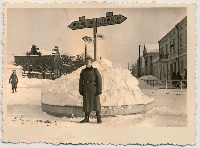Zima w Sieradzu roku 1940