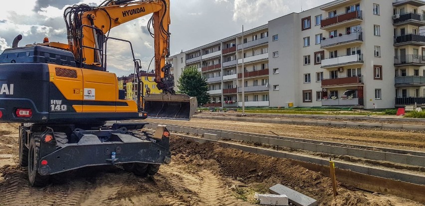 W Białej Podlaskiej trwa budowa kolejnego odcinka ul. Armii...