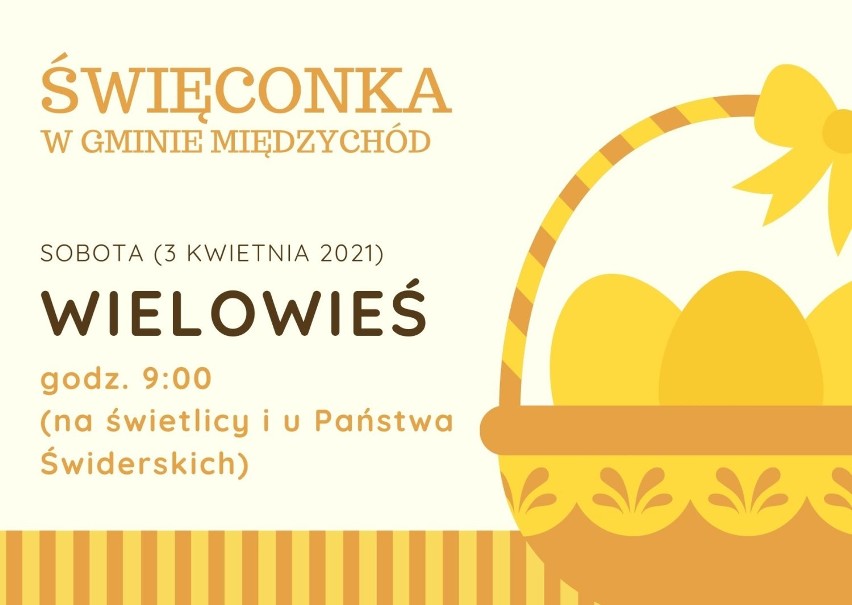 Święconka 2021 w gminie Międzychód