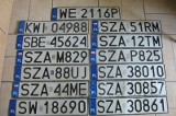Kierowcy z całej Polski zgubili w Zawierciu tablice rejestracyjne