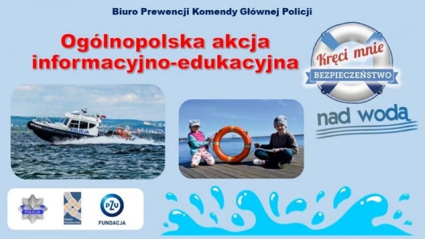 Policja ogłasza konkurs plastyczny  „Kręci mnie bezpieczeństwo nad wodą”
