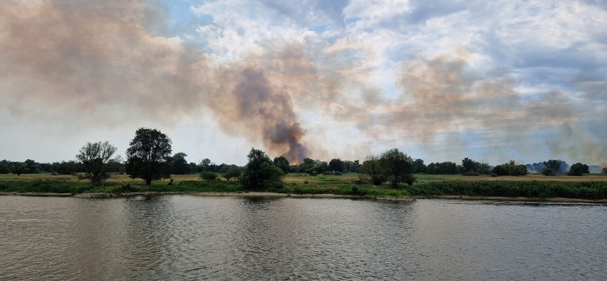 Pożar w Kostrzynie nad Odrą