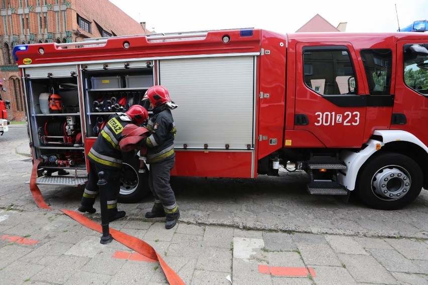 Pożar... garnka na ul. ul. Panieńskiej w Szczecinie