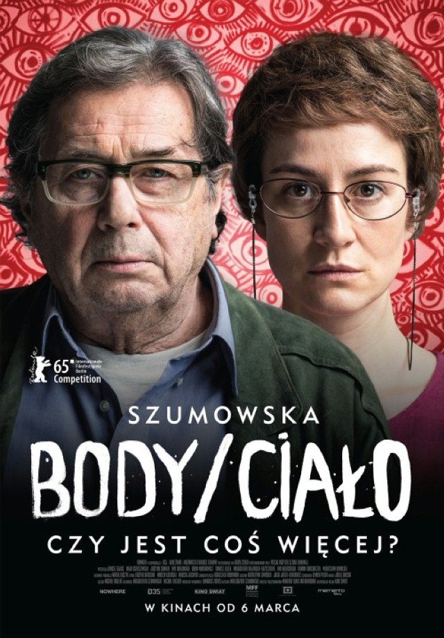 PIĄTEK, 15 lipca 2016
Stary Rynek
Body/Ciało 

reż. Małgorzata Szumowska
premiera: 2015
gatunek: dramat
czas trwania: 89'