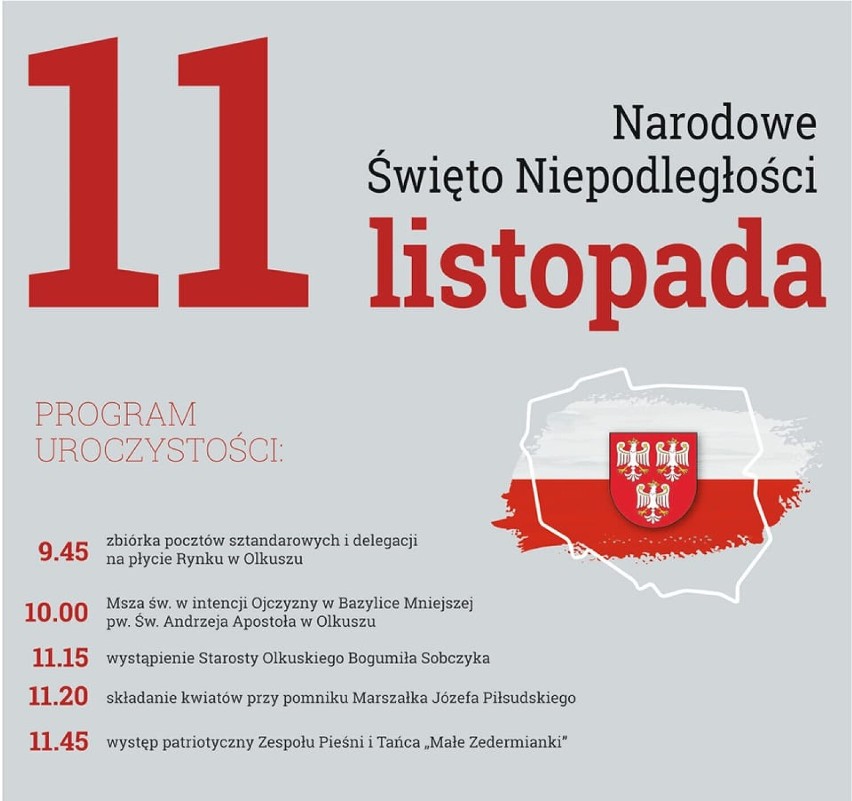 Święto Niepodległości w gminie Olkusz