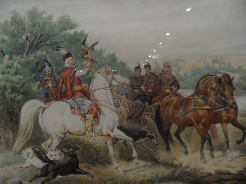 Juliusz Kossak w Bytomiu: Muzeum Górnośląskie kupiło szkic do obrazu "Nauka polowania z sokołem"