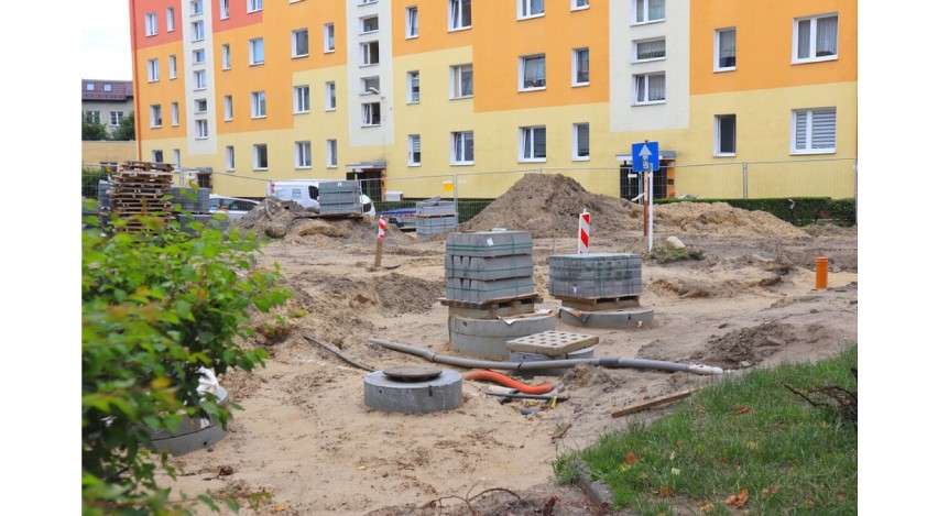 Trwa budowa łącznika między ulicami Strzelecką, a Kalwaryjską w Wejherowie