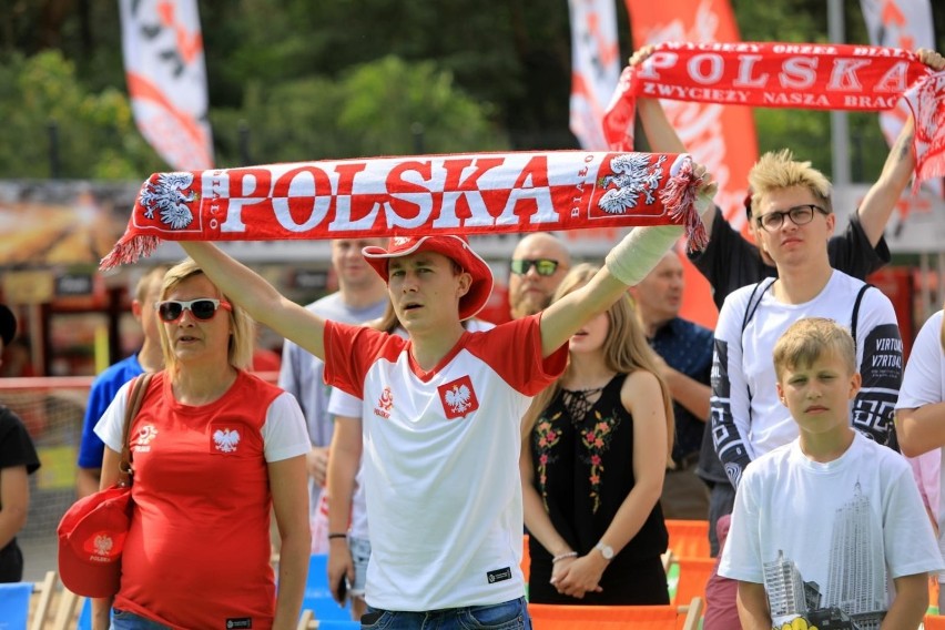 Strefa kibica przy "Arenie Toruń". Mecz Polska - Japonia,...
