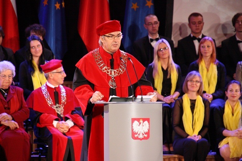 Rektor Akademii, profesor Ryszard Handke
