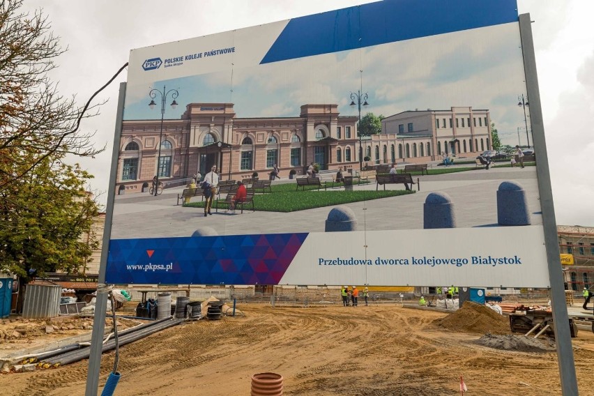 Trwa wielka przebudowa dworca PKP w Białymstoku