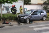 Wrocław. Groźnie wyglądający wypadek na ul. Wyścigowej. Zobaczcie zdjęcia 