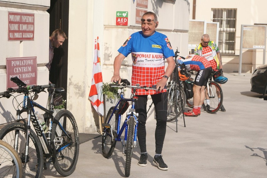 Rowerowa pielgrzymka samorządowców z Kalisza na Jasną Górę