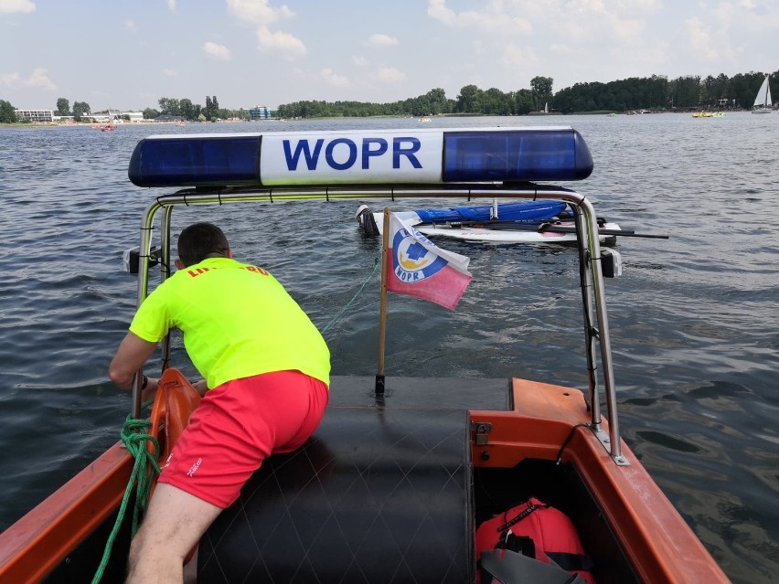 Weekend był dla ratowników wodnych z Boszkowa bardzo pracowity