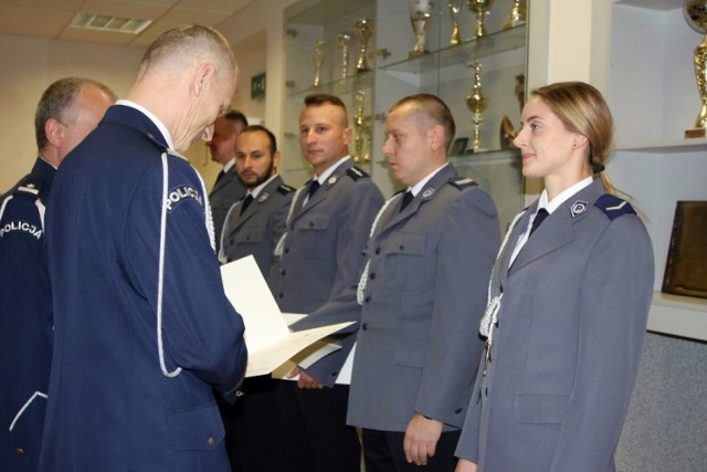 Funkcjonariusze policji w Bielsku Podlaskim z okazji 11 listopada otrzymali awanse na wyższe stopnie