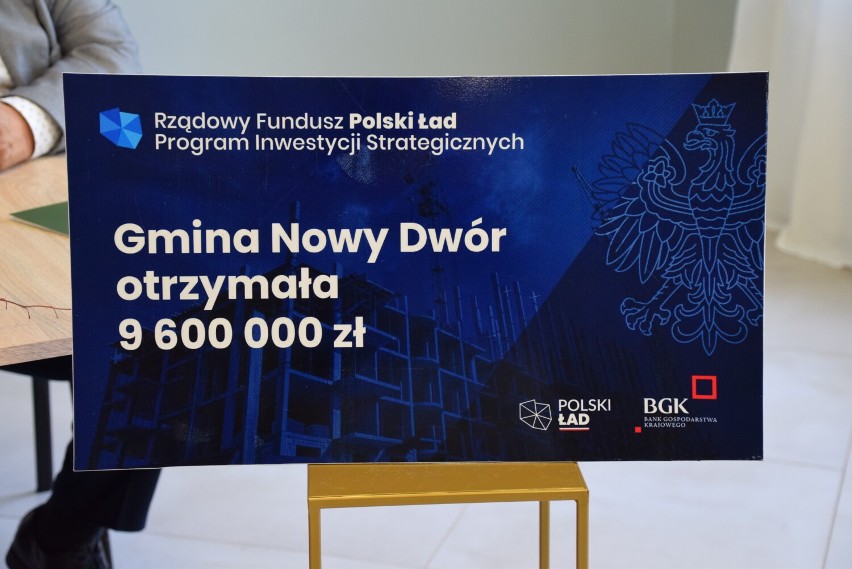 Budżet Nowego Dworu zasilą miliony z Polskiego Ładu. Pierwsza umowa na inwestycję została właśnie podpisana 