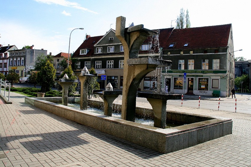 Jedna z zielonogórskich fontann