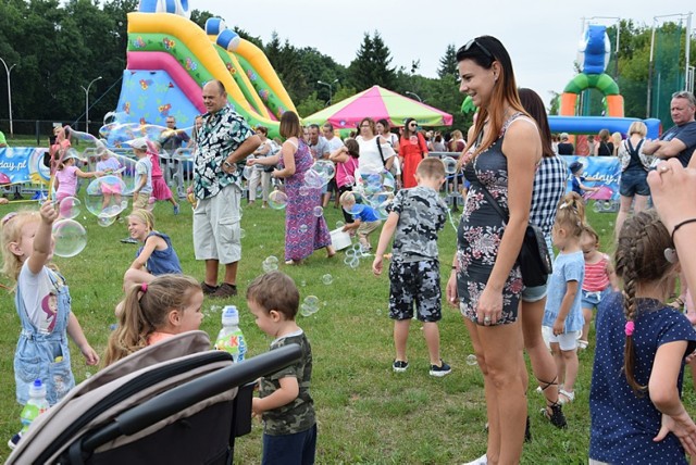 Zamość. Bubble Day przy terenach zielonych OSiR