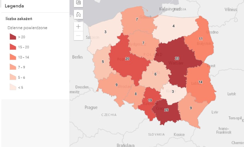 Chrzanów, Oświęcim, Wadowice, Olkusz. Pięć nowych przypadków zakażenia koronawirusem 