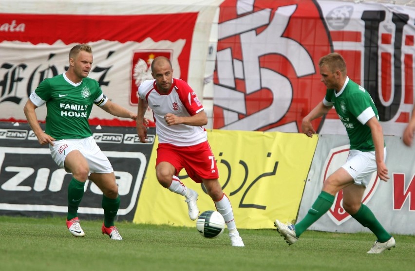 ŁKS Łódź - Warta Poznań 0:2. Kolejne zwycięstwo Zielonych [ZDJĘCIA]
