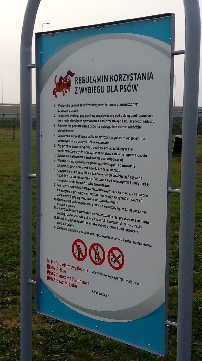 Nowy wybieg dla psów w Międzyrzeczu powstał dzięki budżetowi...