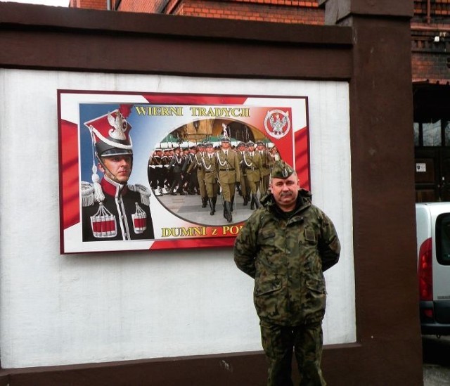 Nie wiadomo, co stanie się z żołnierzami z WKU w Gnieźnie. Na zdjęciu ppłk Mołodecki
