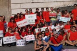 Uczniowie z ZSP nr 3 w Myszkowie na zakończenie projektu "Comenius" w Rzymie