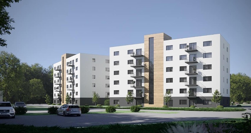 W Zawierciu-Kromołowie zostanie wybudowane 145 mieszkań "pod klucz". Jaki aktualny stan inwestycji? WIDEO i WIZUALIZACJE