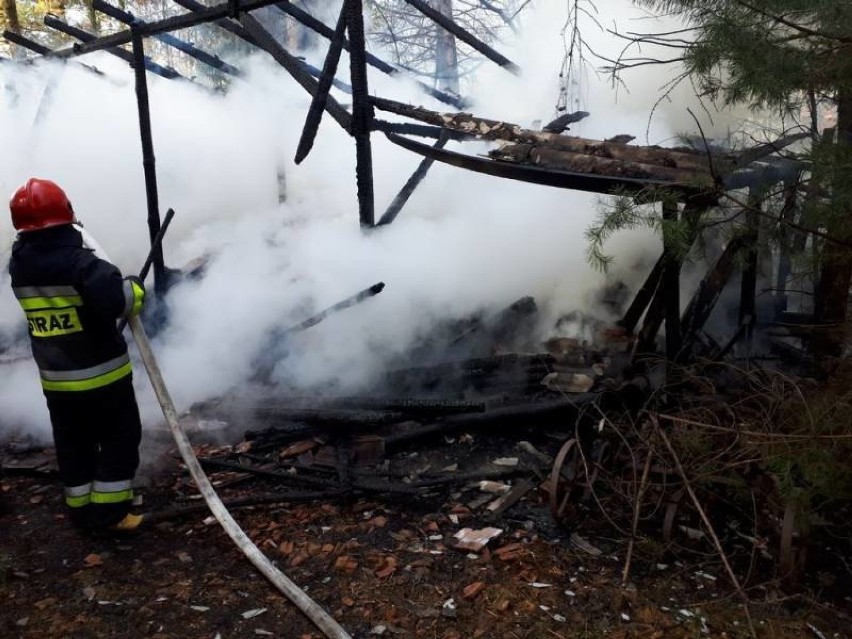 Nowy Sącz. Pożar w gospodrstwie przy ul. Zalesie