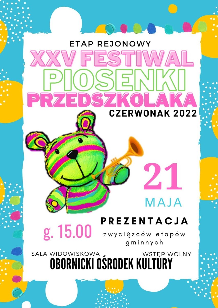 Festiwal Piosenki Przedszkolaka, to przestrzeń, w której...