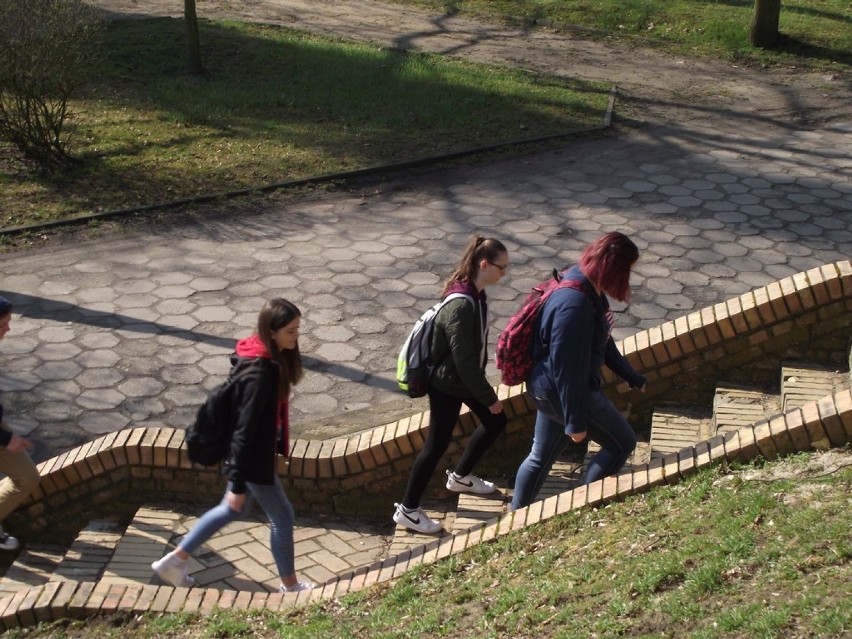 Zwiedzane wystawy i zajęcia plastyczne gimnazjalistów z Emilią Sobczak