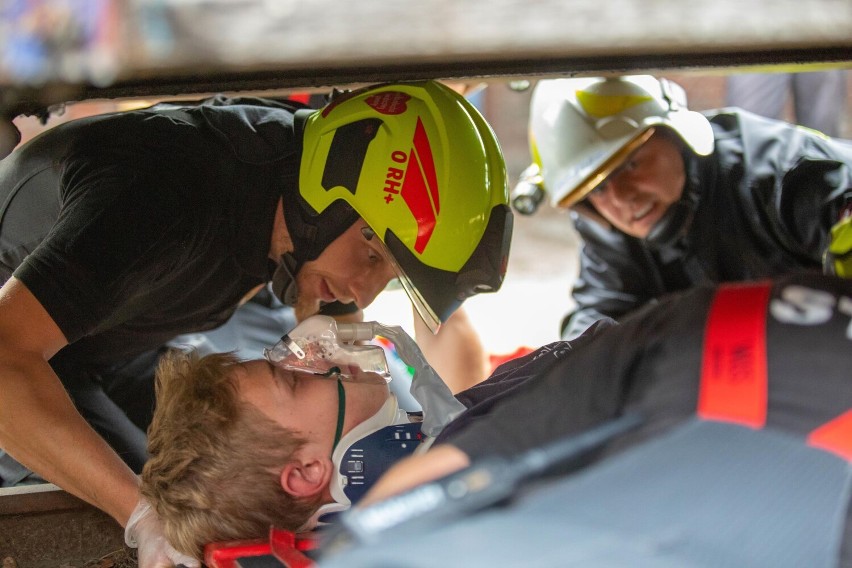  W Białośliwiu odbyły się  7.manewry medyczne dla strażaków PSP i OSP 
