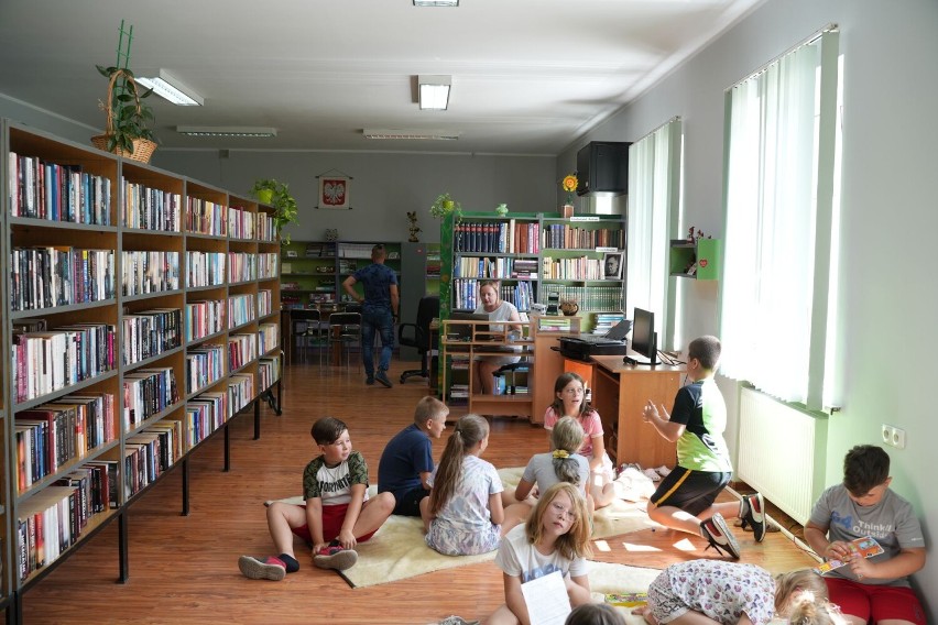 Pólkolonie w bibliotece w Nieszawie
