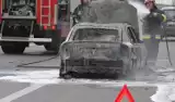 Niebezpiecznie na A2: Między Wrześnią a Koninem spłonęły dwa samochody