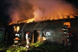 Płonie stodoła w Grzymalinie (ZDJĘCIA)