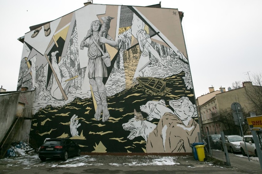 W Krakowie w 2018 roku przybyło murali, wiele na wysokim poziomie [ZDJĘCIA]