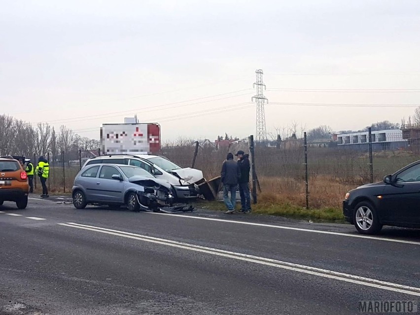 Dwa samochody zderzyły się na Krapkowickiej w Opolu